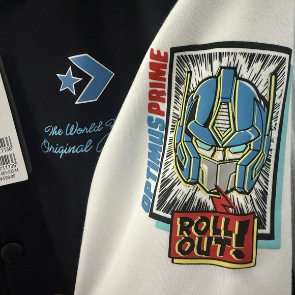 Transformers x Converse Japan Exclusive Bumblebee Autobots Racing Jacket Size M - Picture 8 of 16